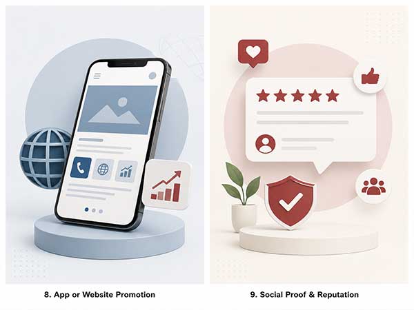 Credibility, Reputation, and Social Proof Promotion
